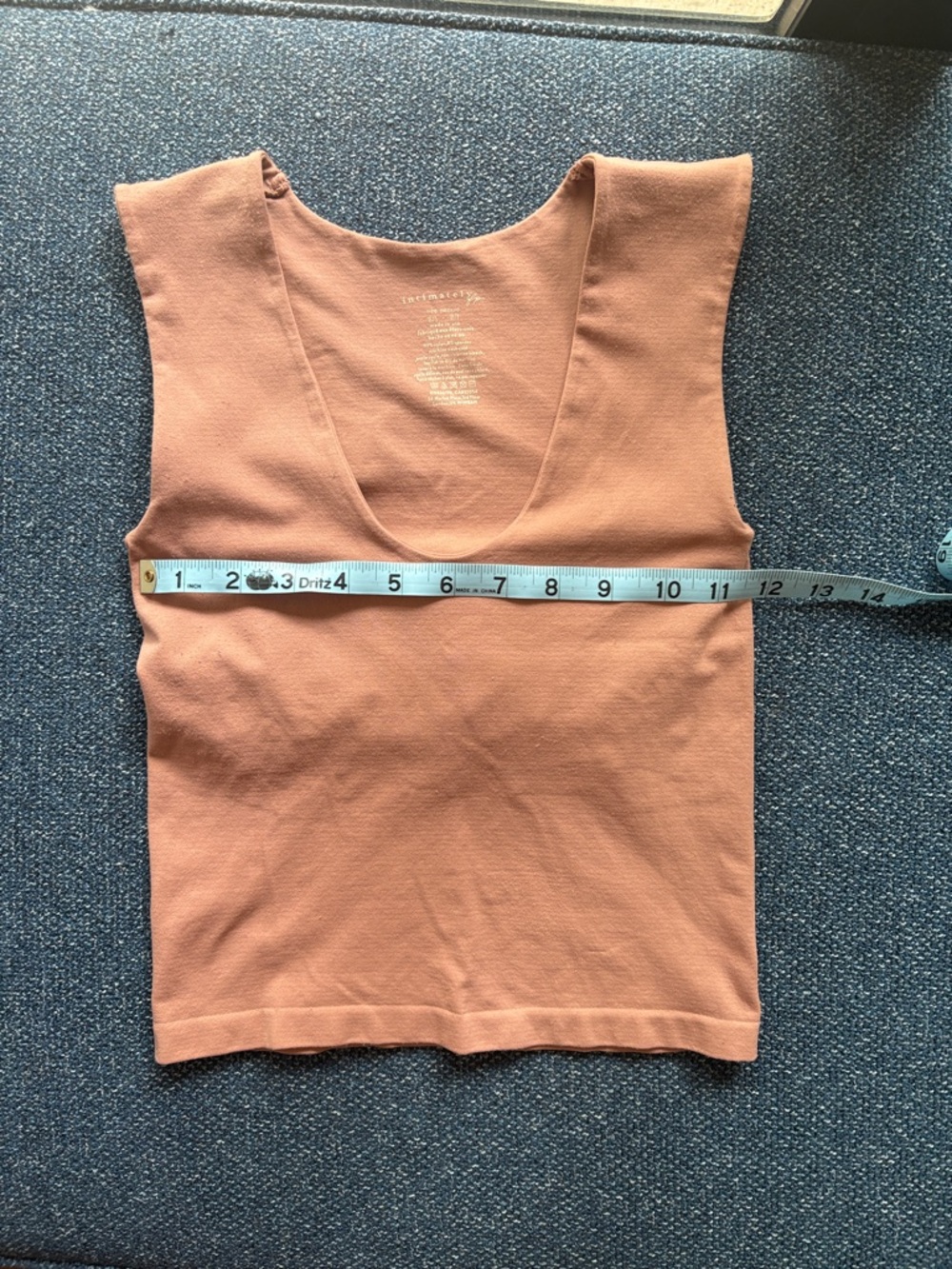 Intimately by Free People:  Crop Tank/Camisole, Size XS/S, Muted Rose Mauve - Picture 4 of 7